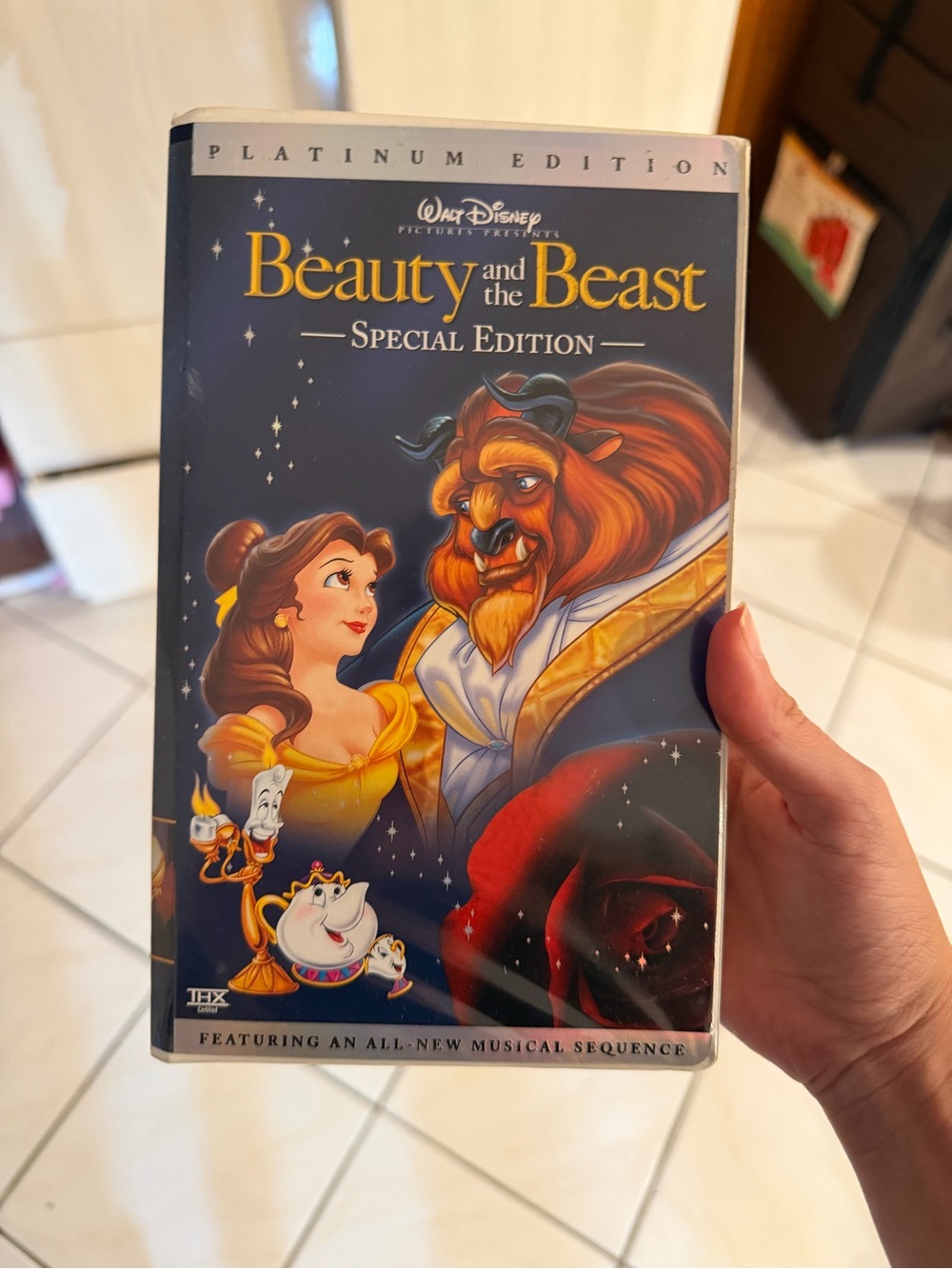 Walt Disney Beauty and the Beast Special Edition - Navy & Gold Packaging VHS